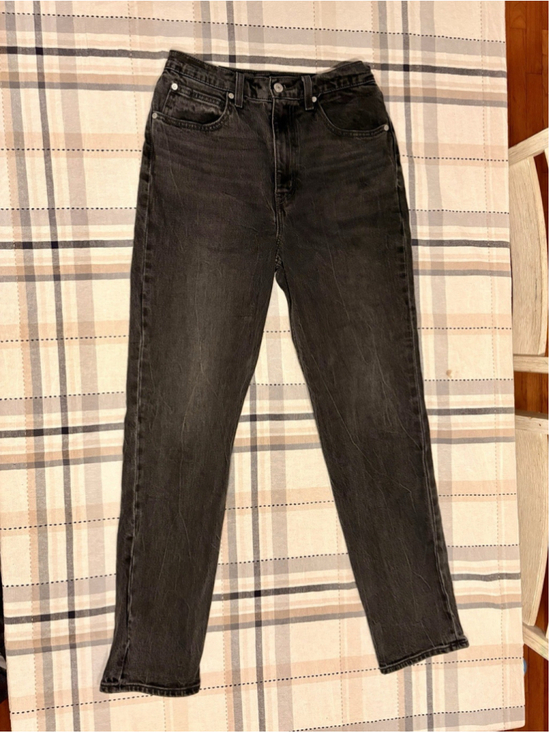 Levi's Denim - Levi’s 70s High Slim Straight Jeans Black Wash Size 27 High Rise